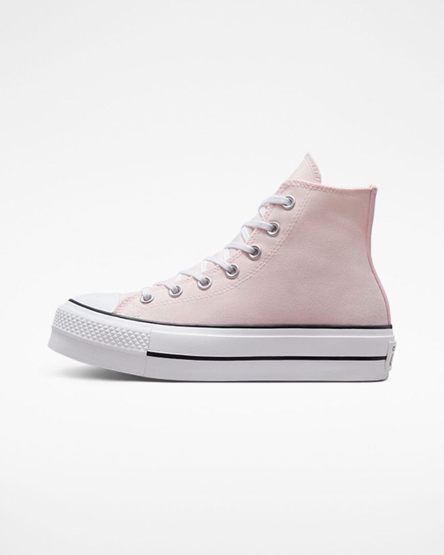 Women's Converse Chuck Taylor All Star Lift Canvas High Top Platform Shoes Pink / White / Black | AU 68435J